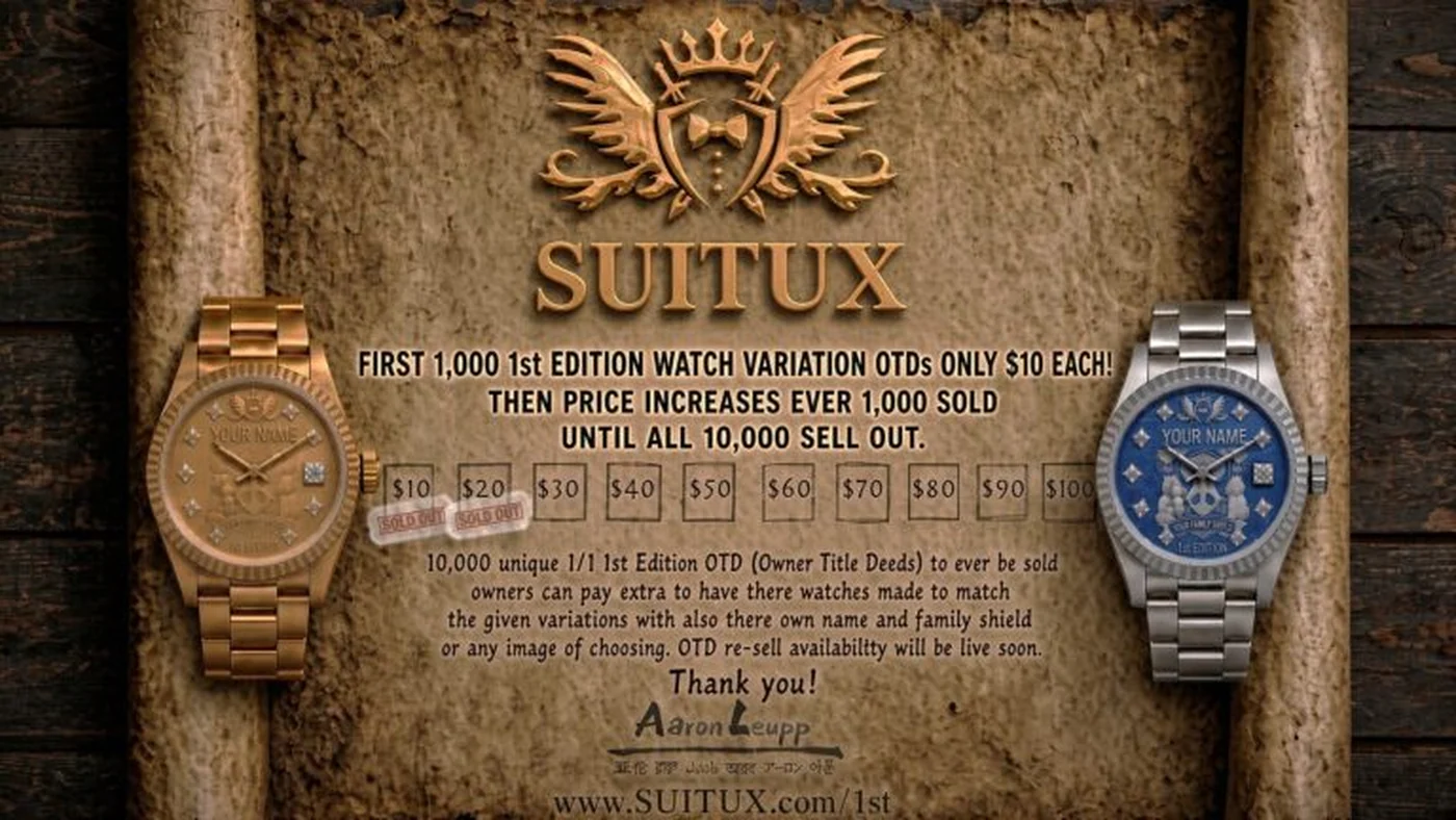 First 1,000 OTDs $10 each, price rises every 1,000 sold until all 10,000 sell out